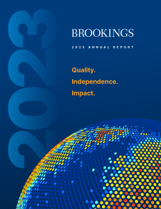 Brookings FY 23 Annual Report Cover