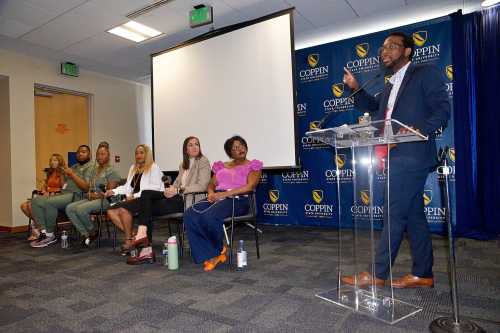 Social Enterprise Investor Showcase on September 15, 2023 at public HBCU Coppin State University, convening social entrepreneurs, community leaders, sector experts, and resource holders to uplift communities often overlooked by conventional paradigms. Photo Credit: Reuben Greene (Dubscience Photography and Film).