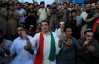 Supporters of Pakistan's former Prime Minister Imran Khan pray for Khan after the Supreme Court ruled that his arrest was illegal, in Peshawar, Pakistan, May 11, 2023. Reuters/Fayaz Aziz