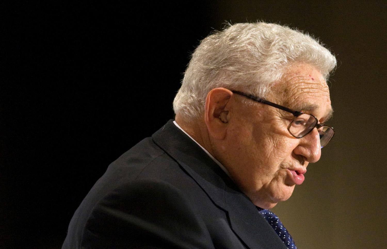 Former U.S. Secretary of State Henry Kissinger speaks at the International Economic Forum of the Americas/Conference of Montreal, June 11, 2008. Reuters/Shaun Best