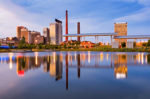 Birmingham, Alabama, USA city skyline.