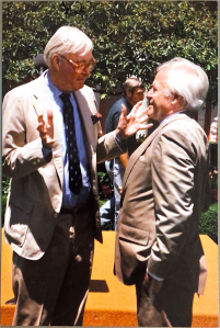 Daniel Patrick Moynihan and Steve Hess