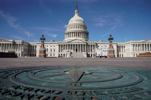 FILE PHOTO: General view of the U.S. Capitol as the House of Representatives takes up debate of U.S. President Joe Biden's $1.9 trillion COVID-19 relief plan in Washington, U.S., March 8, 2021. REUTERS/Joshua Roberts/File Photo