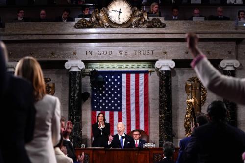 U.S. President Joe Biden delivers his third State of the Union address in the House Chamber of the U.S. Capitol in Washington, DC, USA, 07 March 2024.