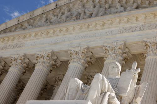 The U.S. Supreme Court building is seen in Washington, U.S., August 31, 2023.