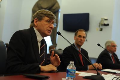 Baily speaking to the House Committee on the Budget in 2010