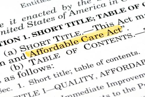 Affordable Care Act legislative text