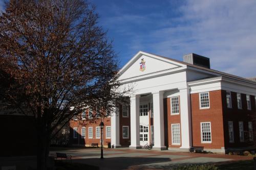 The campus of Washington and Lee University seen in fall foliage in Lexington, Virginia, USA, on November 26, 2023. Washington and Lee is a private liberal arts college and one of the oldest institutions of higher learning in the United States.