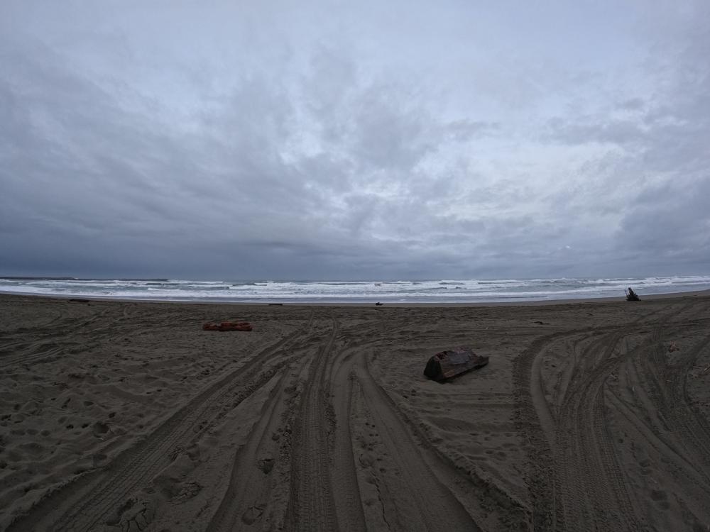 The beach and Pacific Ocean, Humboldt County, California