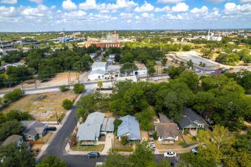 An aerial view of Texas land