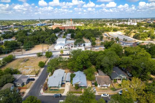 An aerial view of Texas land