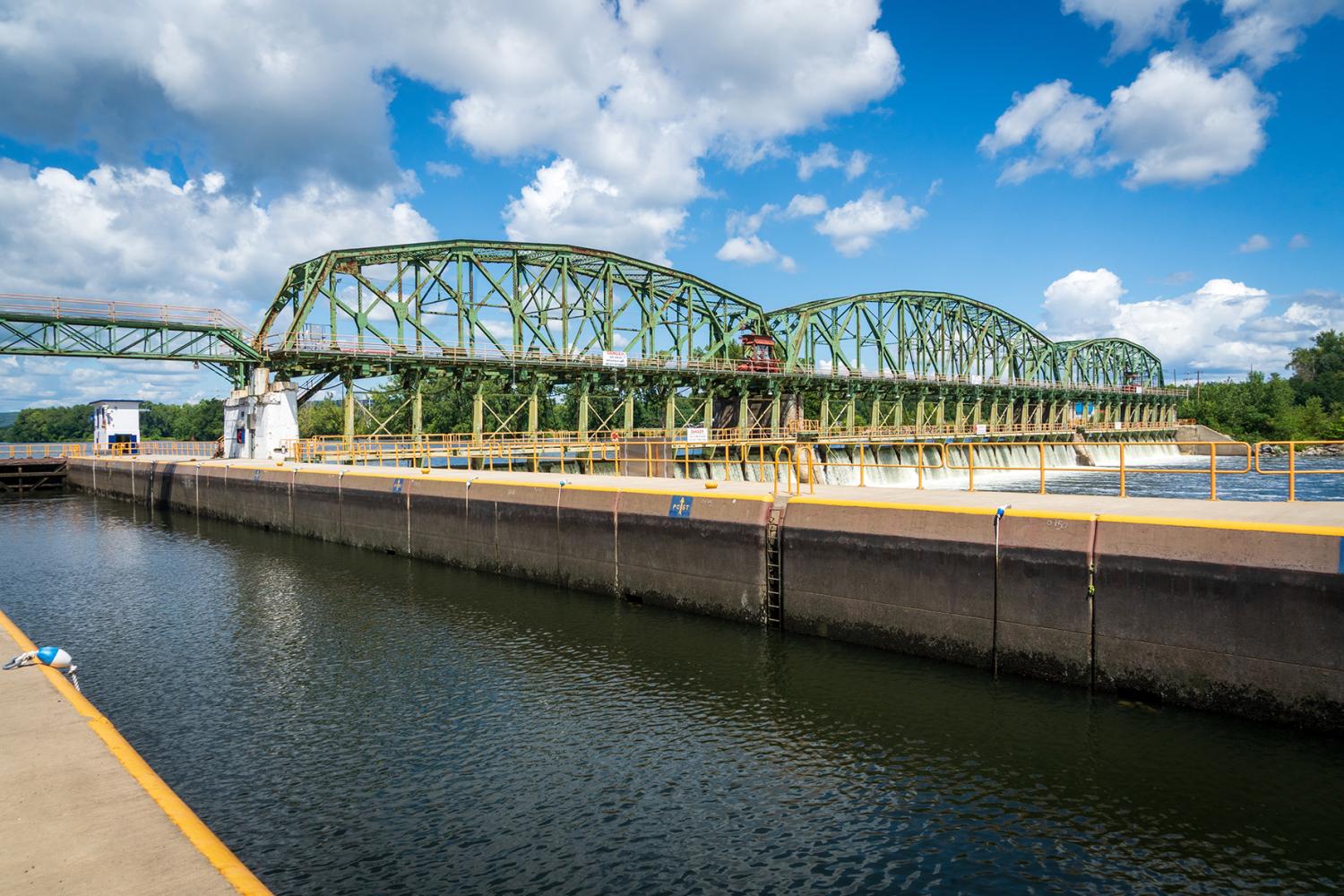 The Erie Canal Lock #8 in Upstate New York