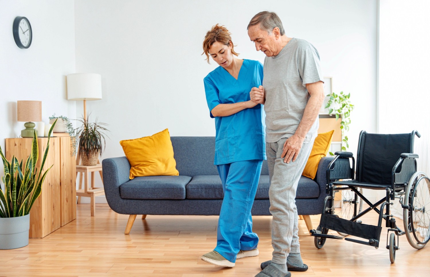 Healthcare team and patient support