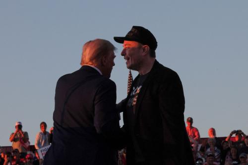 Elon Musk and trump