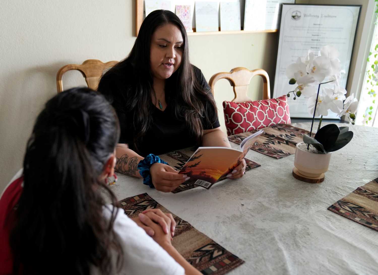 Tesla Benally, a behavioral health technician at Native American Treatment and Recovery Center in Phoenix, says the structure, life skills and coping skills that she sought for her recovery were not offered at the fraudulent sober living homes where she was a resident.