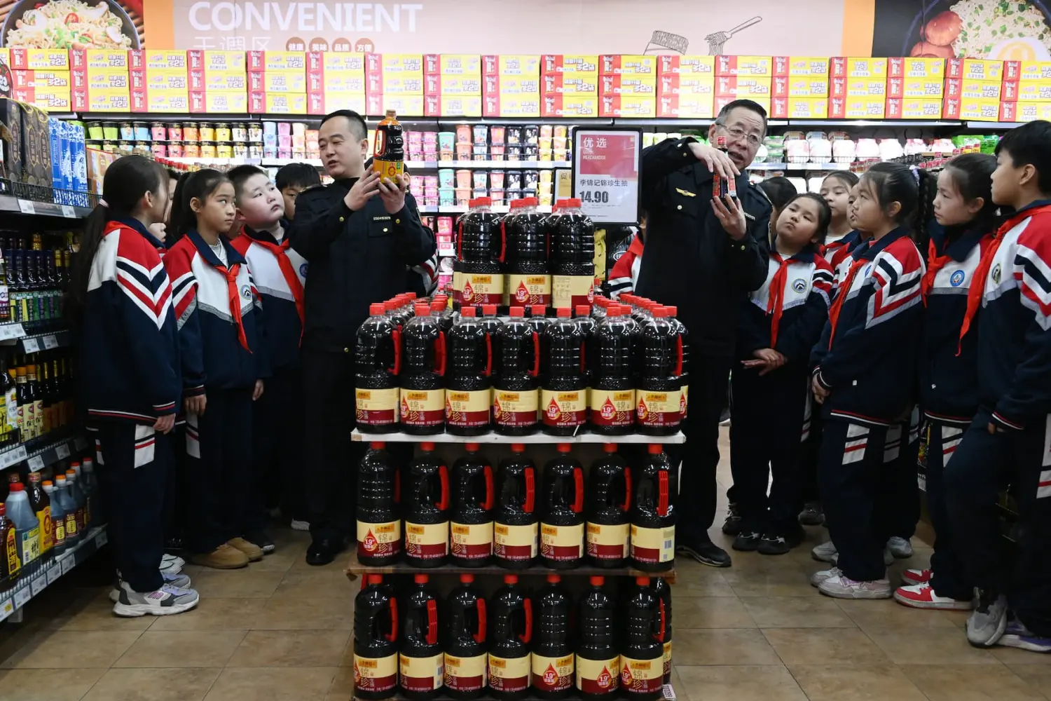 chinese class in a store