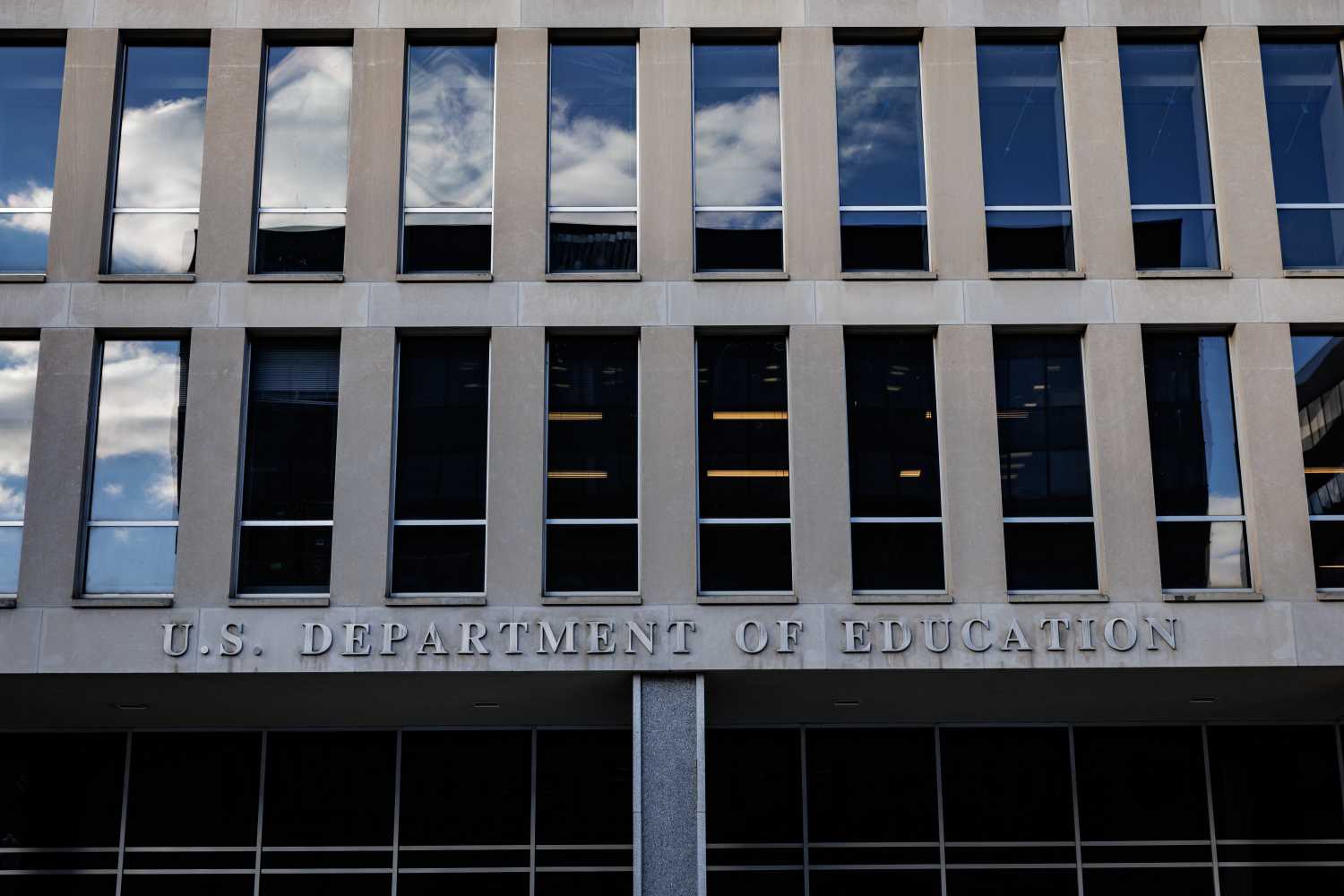 The U.S. Department of Education is seen on December 6, 2024 in Washington, D.C. The U.S. Department of Education is one of the many federal agencies and programs in the crosshairs of President-elect Donald Trump as he looks to cut the federal budget when in office.