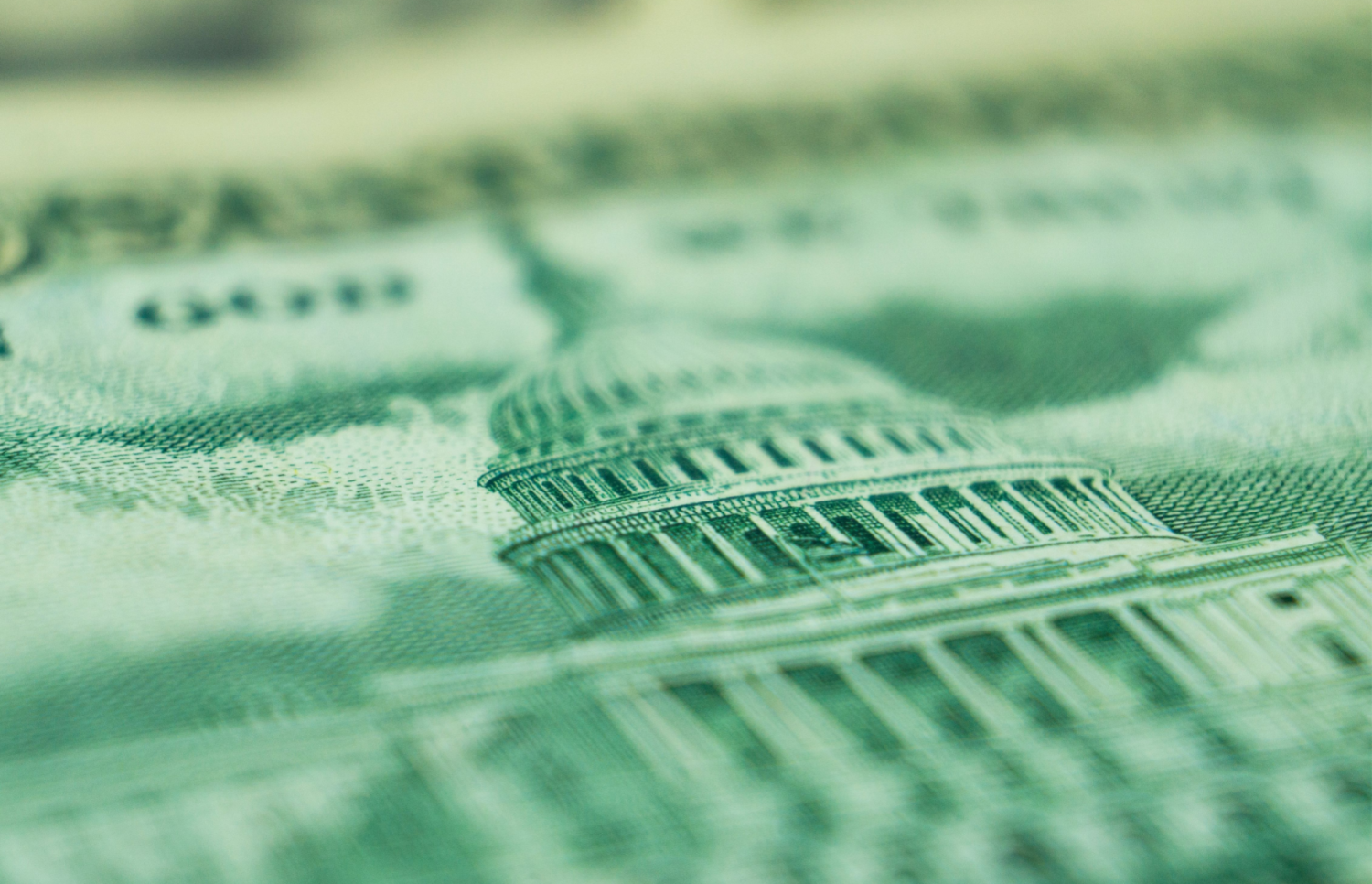 US capitol building as depicted on a $50 dollar bill.