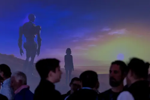 Technology leaders attend a generative AI (Artificial Intelligence) meeting in San Francisco as the city is trying to position itself as the ?AI capital of the world?, in California, U.S., June 29, 2023.