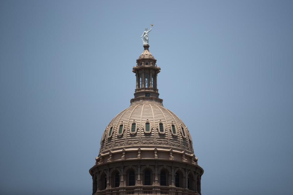 The Texas State Capitol building is shown in Texas, USA, on May 19, 2024.