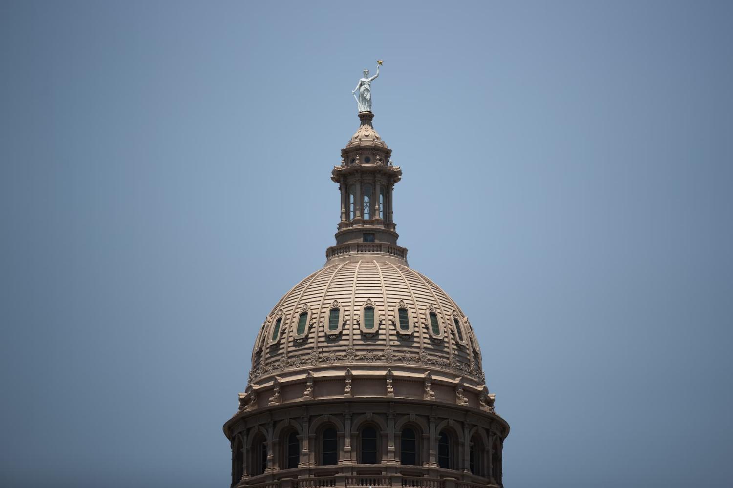 The Texas State Capitol building is shown in Texas, USA, on May 19, 2024.