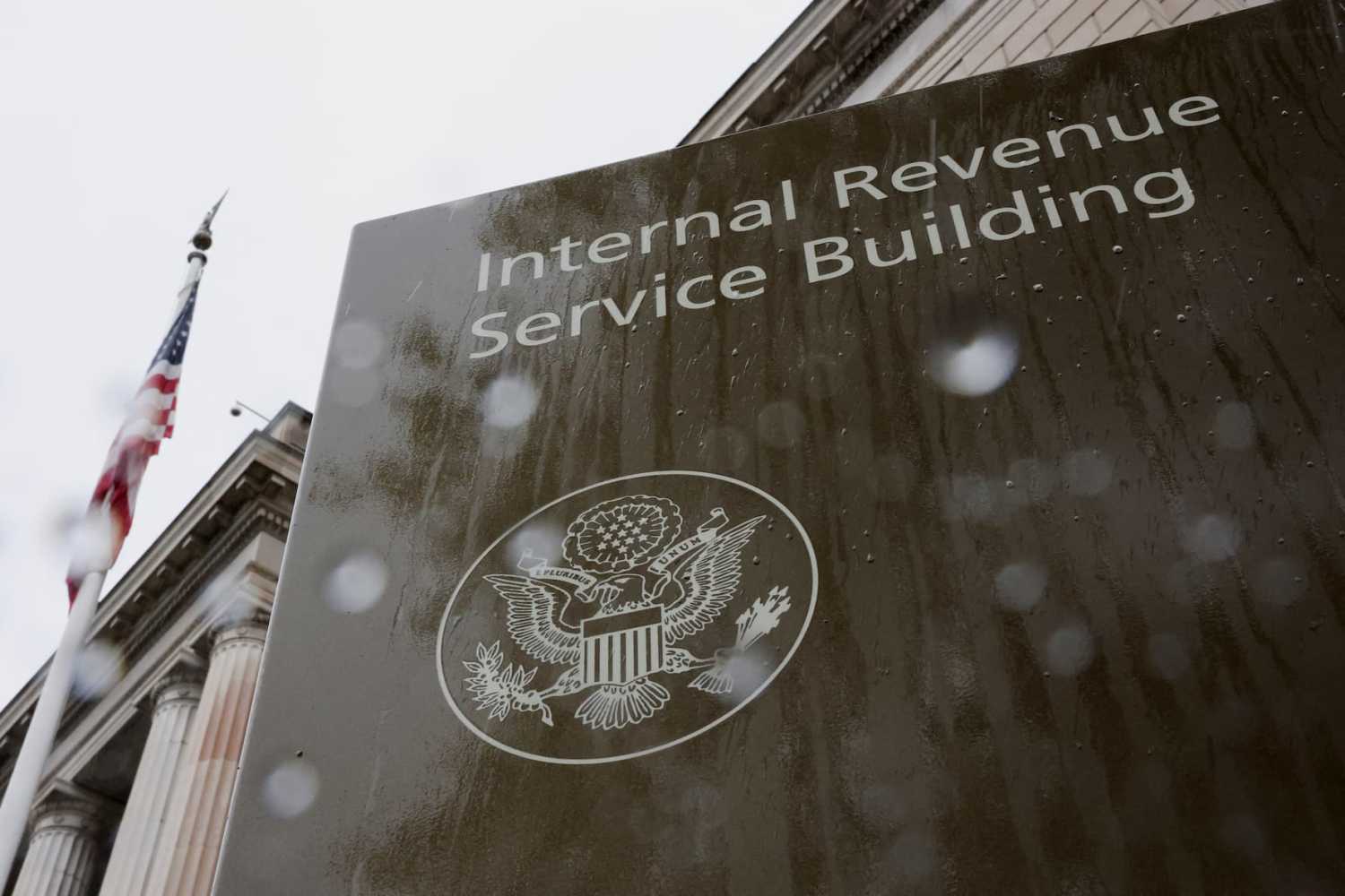 A view of the Internal Revenue Service (IRS) building in Washington, D.C., U.S., April 11, 2025.