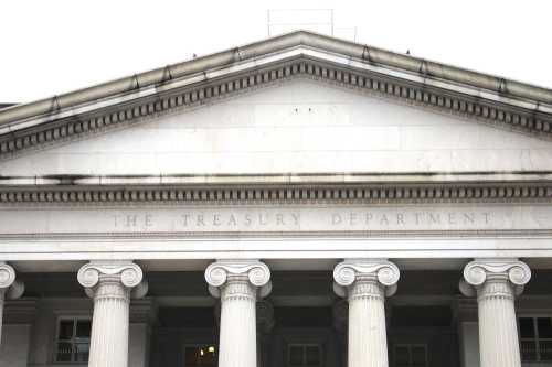 Washington,,Dc/usa,March,8,,2019:,U.s.,Treasury,Department,Building,,North