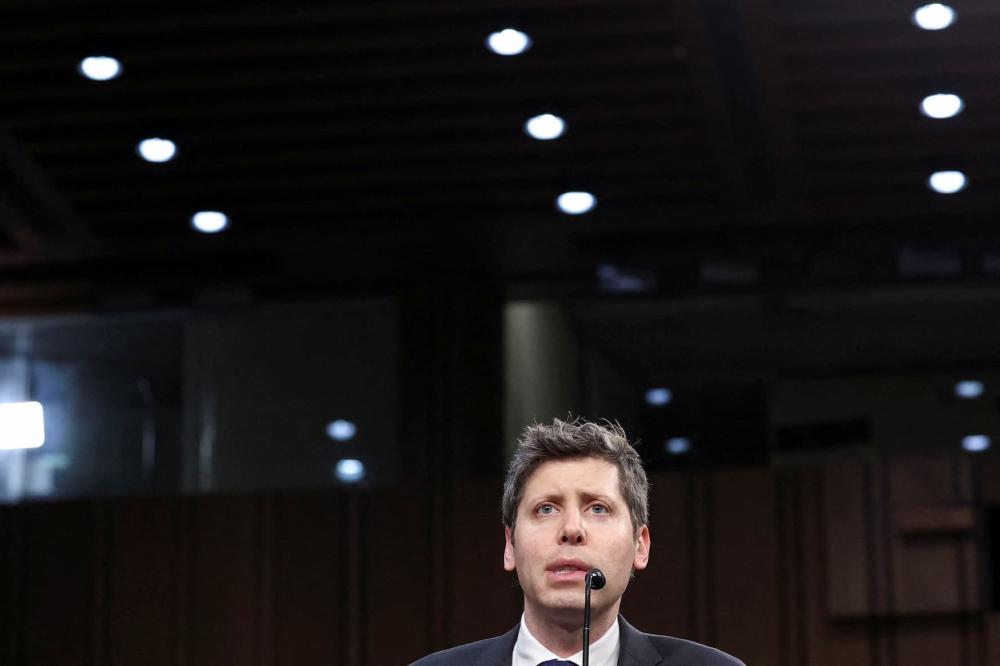 OpenAI CEO Sam Altman testifies before a Senate Commerce, Science, and Transportation Committee hearing titled “Winning the AI Race: Strengthening U.S. Capabilities in Computing and Innovation,” on Capitol Hill in Washington, D.C., U.S., May 8, 2025.