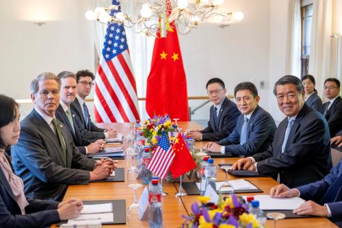 Bilateral meeting between the U.S. and China, in Geneva