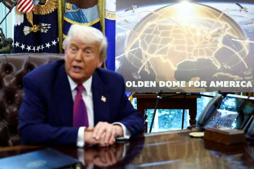 U.S. President Donald Trump and U.S. Defense Secretary Pete Hegseth make an announcement at the White House in Washington