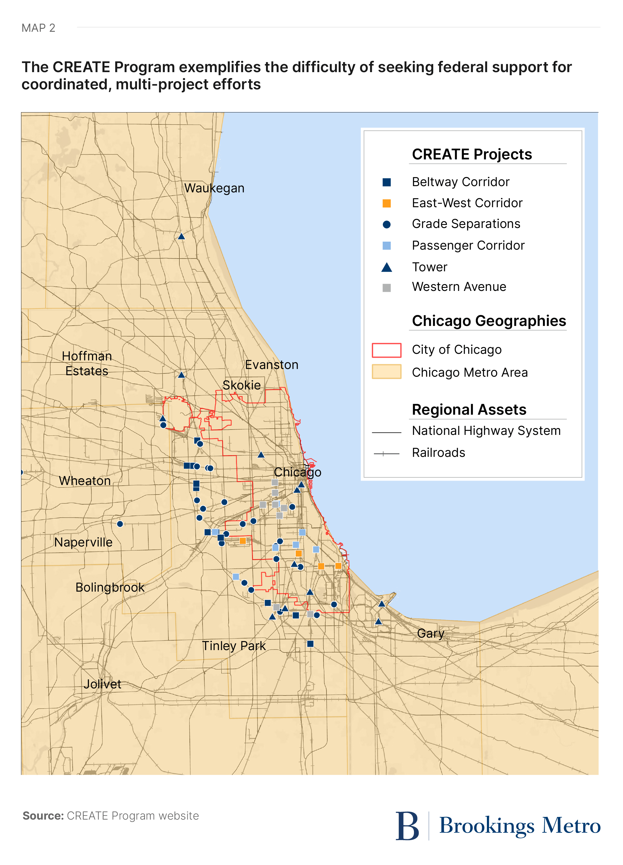Bloomberg Administration Development Projects Map Regional block grants | Brookings