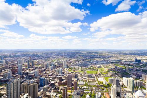 Aerial View (Chicago Downtown)