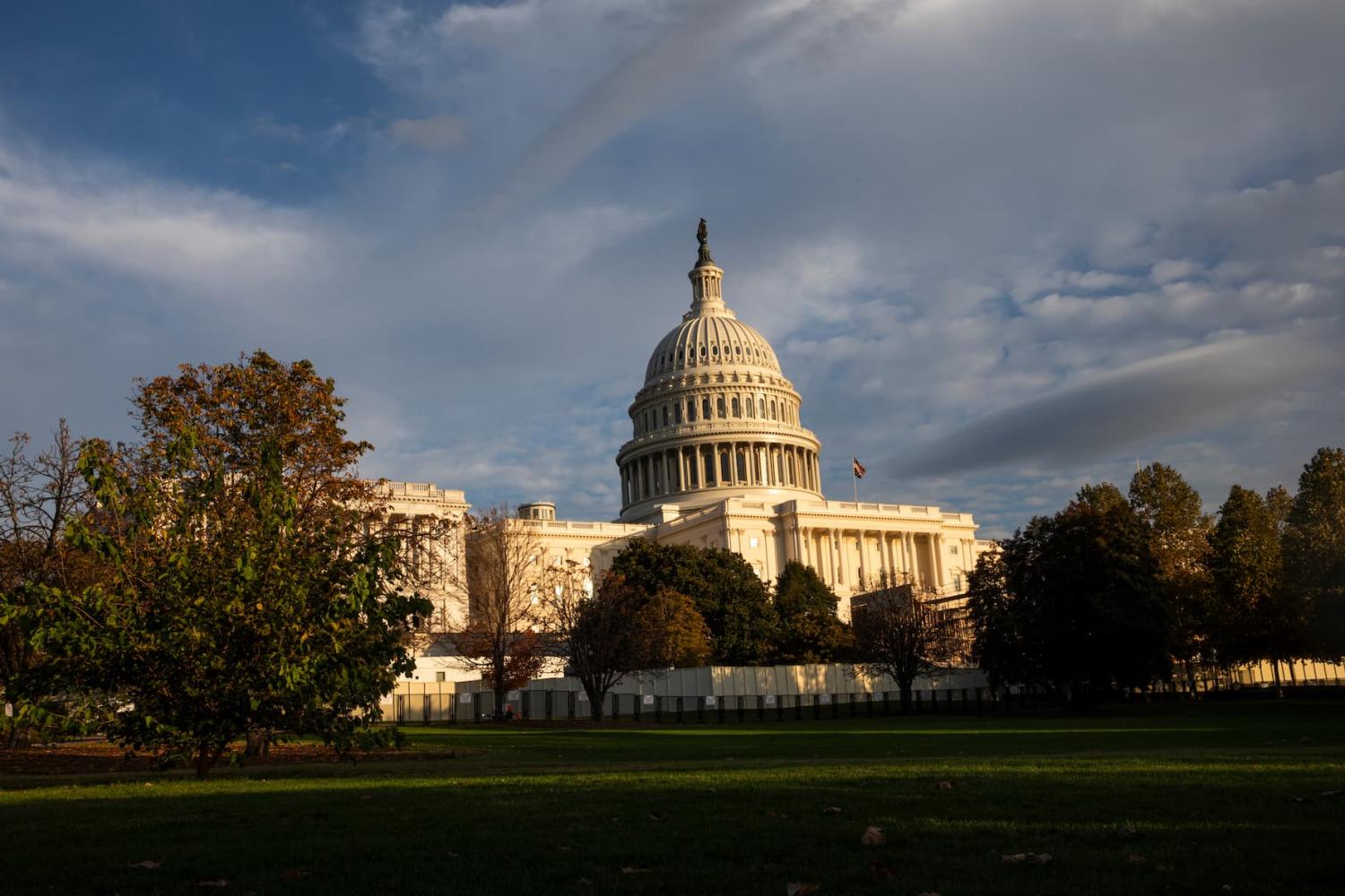 A view of the US Capitol in Washington, DC, United States, on November 7, 2024, days after the national election.