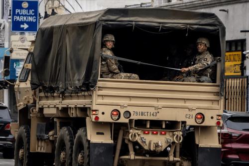 How can the president put soldiers on the streets of Los Angeles?