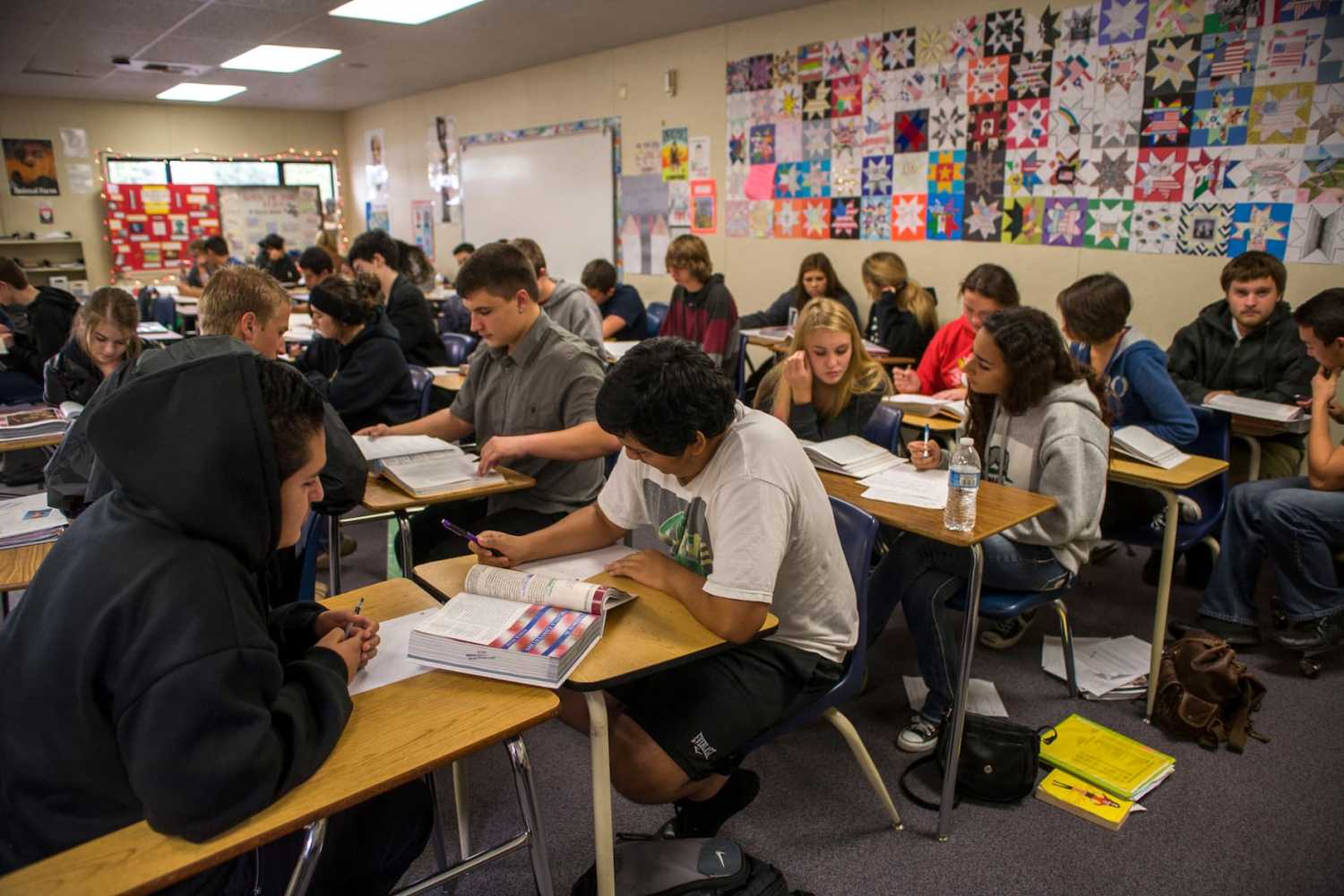 Classroom of students