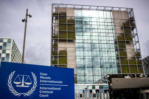 Illustration images of the International Criminal Court.
