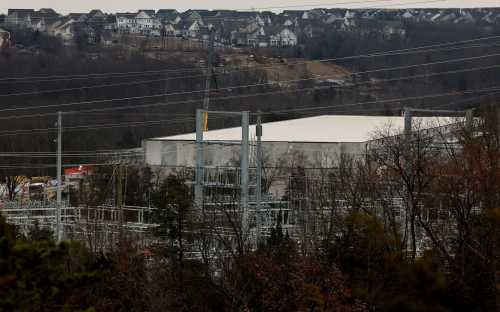 A building complex that houses Compass Datacenters is partially visible in Leesburg, Virginia, U.S., March 13, 2025.