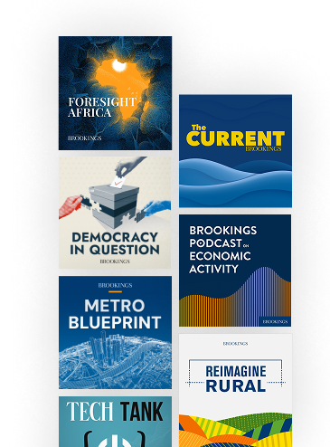 A group of cover illustrations for various podcasts.