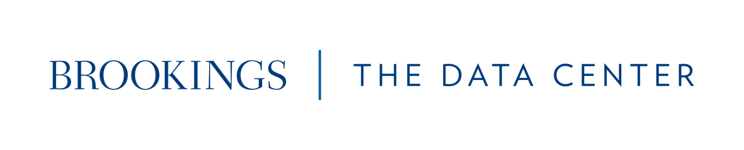 Brookings and The Data Center's logos