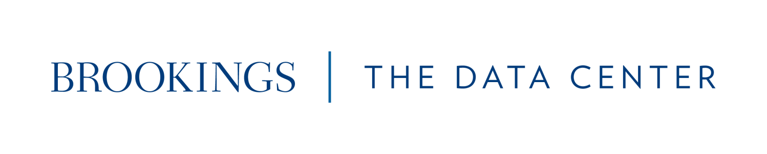 Brookings and The Data Center's logos