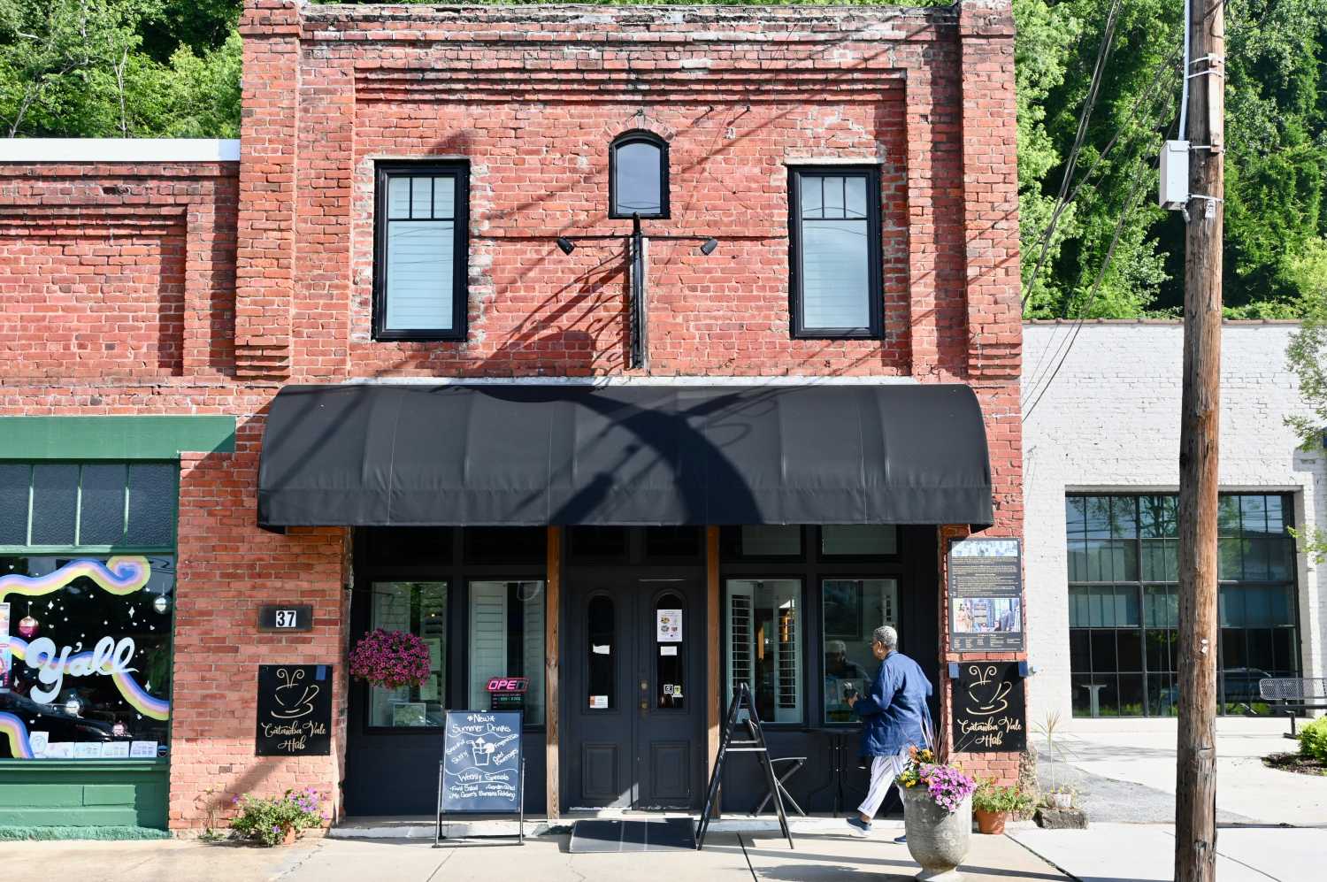 Store front in Old Fort, North Carolina, June 2025. (Photo by Molly Born)