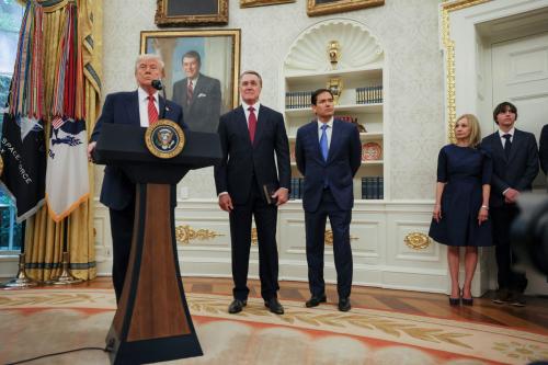 Trump swears in new U.S. ambassador to China David Perdue.