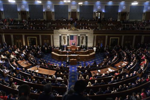 Speaker of the U.S. House of Representatives Mike Johnson gives remarks during the Opening of the 119th Congress in the House Chambers of the Capitol Building in Washington, D.C. on Friday, January 3, 2025. Republicans re-elected Mike Johnson to Speaker of the House after conservative holdouts changed their votes to Johnson.