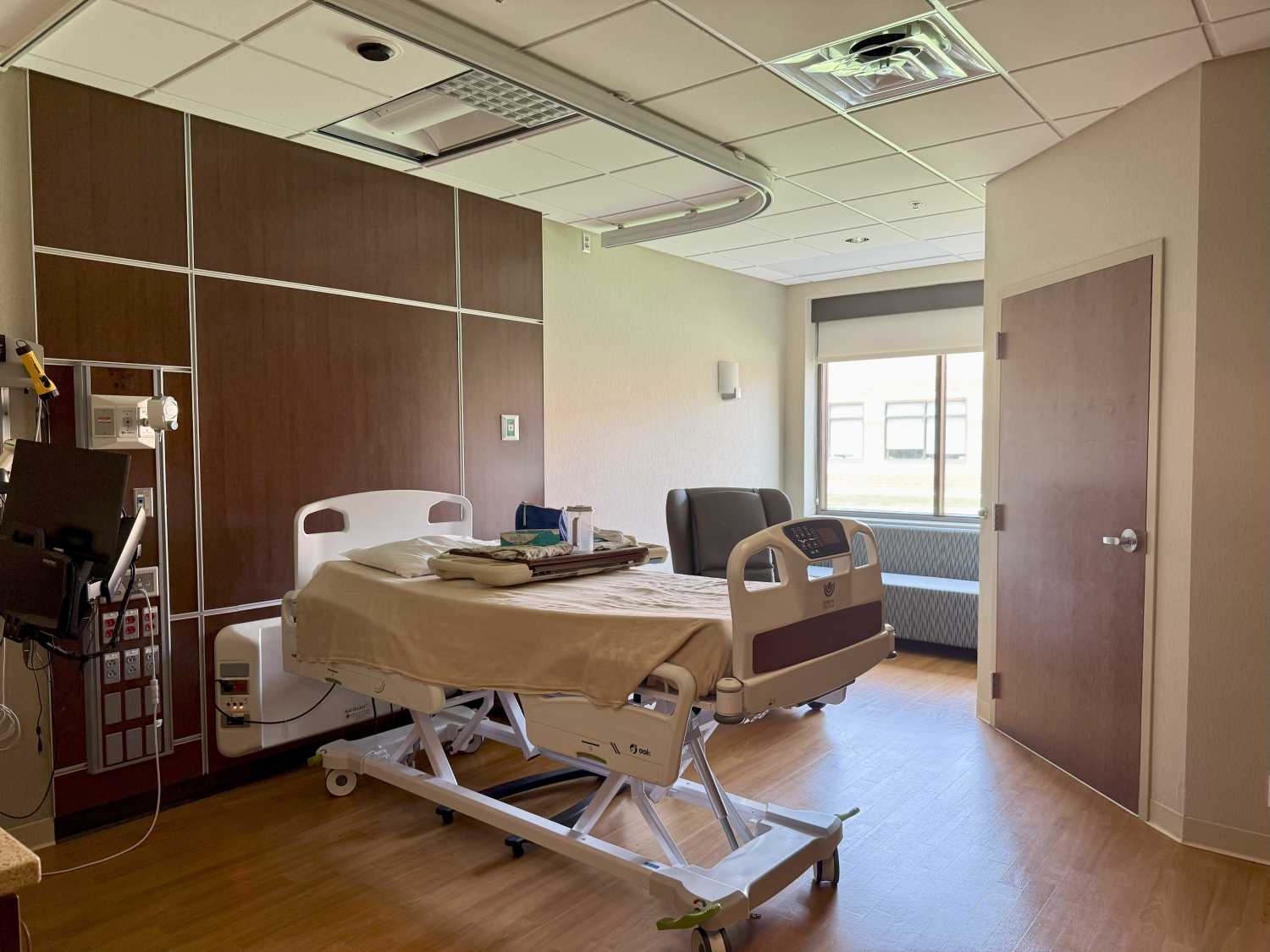 Patient room at Valley County Health System.