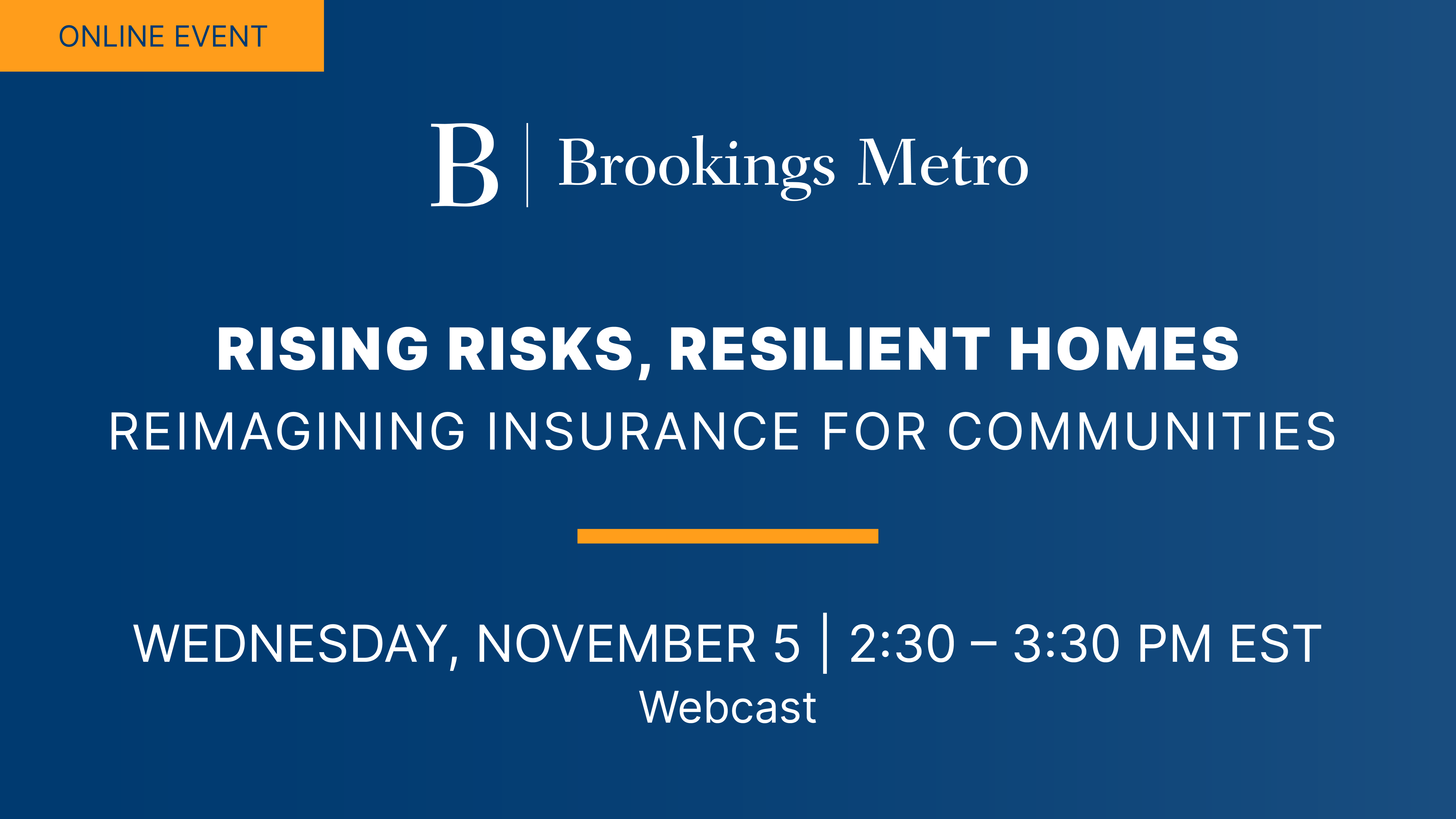 Rising risks, resilient homes | Brookings