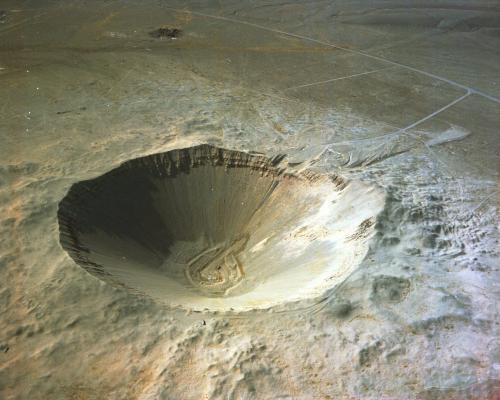 U.S. Nuclear Test: Nevada Sedan Crater
