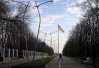 A man walks in the city centre, amid Russia's attack on Ukraine, in Kramatorsk, Donetsk region, Ukraine, November 26, 2025.
