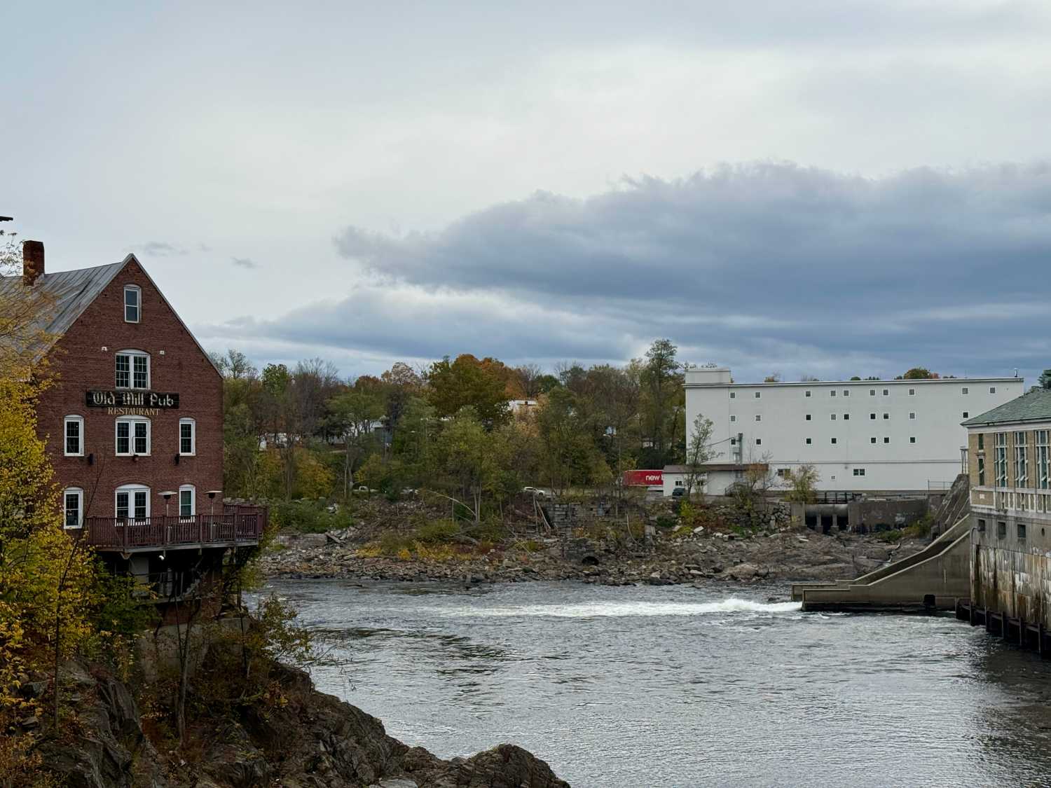 Old Mill Pub along the Kennebec River, Skowhegan, Maine