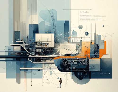 Abstract illustration of agentic AI
