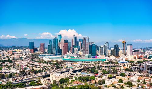 Los Angeles California Drone Aerial